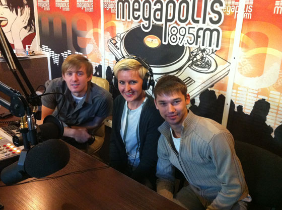 Наталия Любимова с журналистами Мегаполис 89.5FM